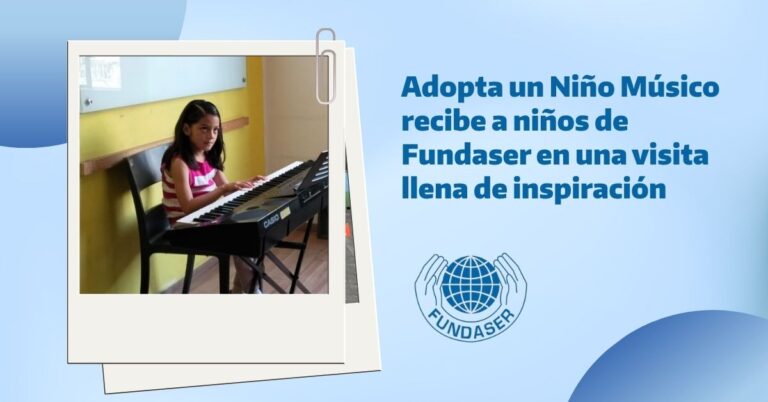 Adopta un Niño Músico recibe a FUNDASER